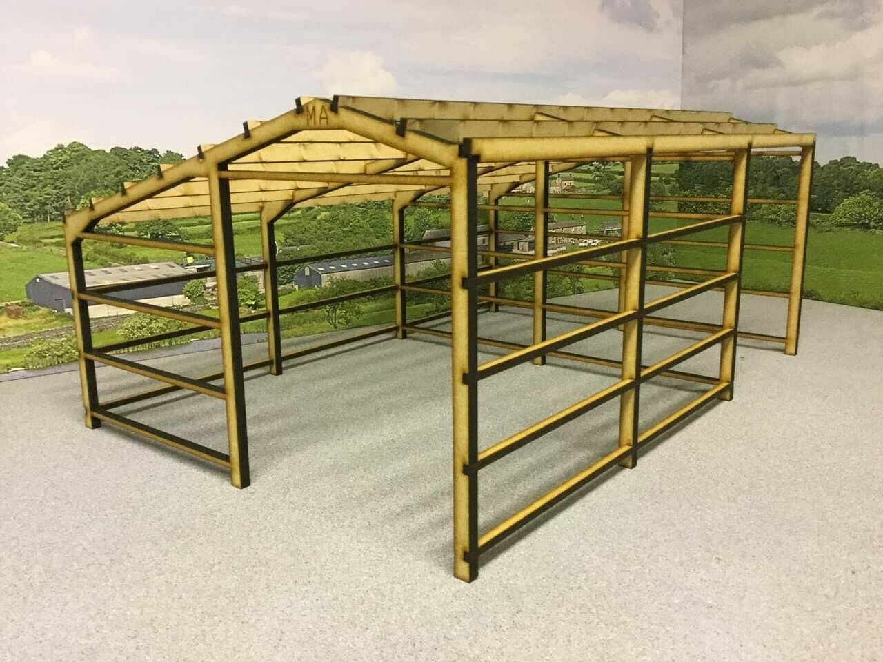 Woody Farm Building.  MMB32Shed1017  1:32, Farm buildings