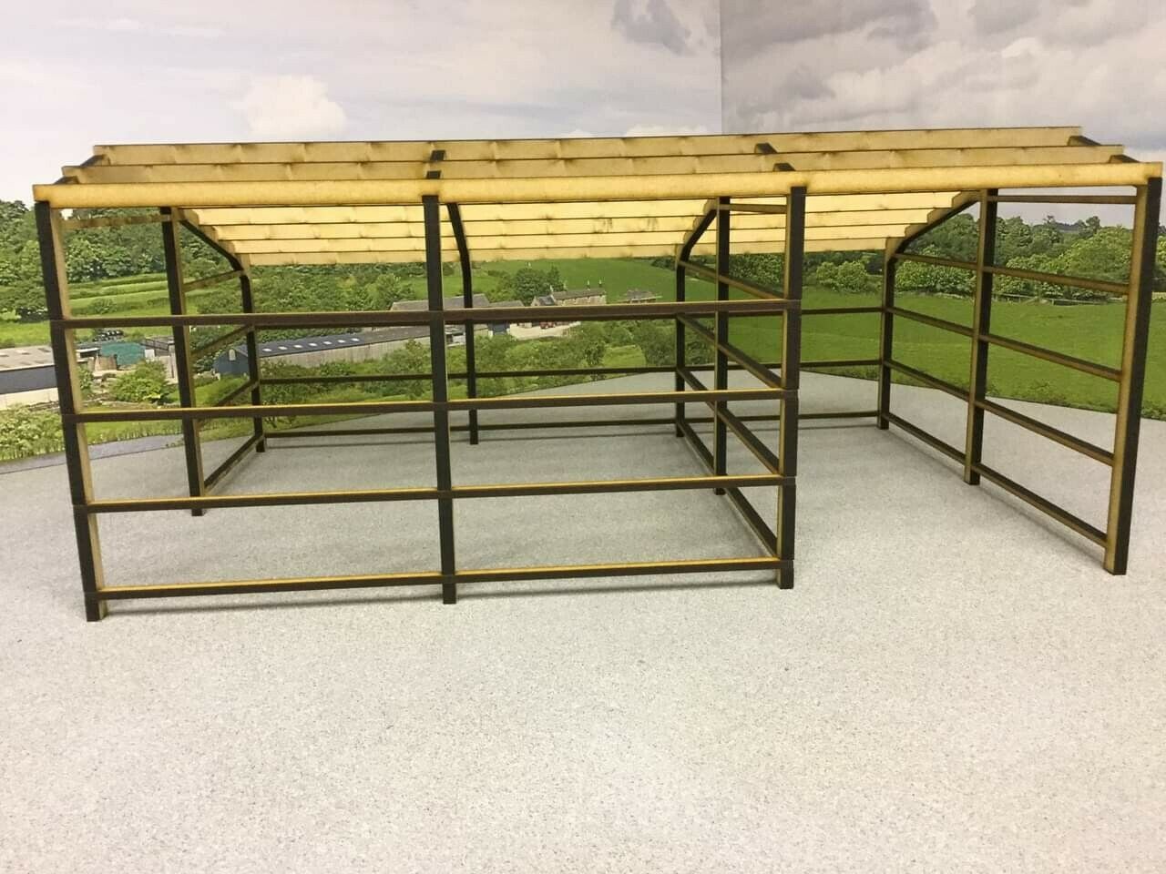 Woody Farm Building.  MMB32Shed1017  1:32, Farm buildings